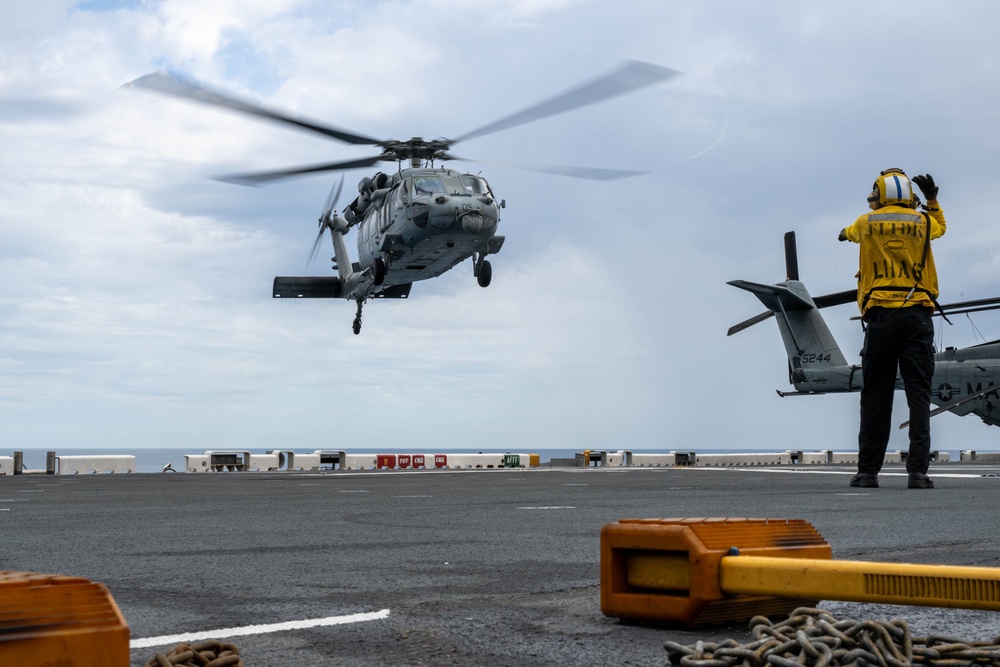 Flight Operations aboard USS America (LHA 6)