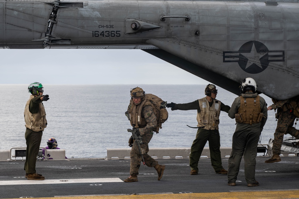Flight Operations aboard USS America (LHA 6)