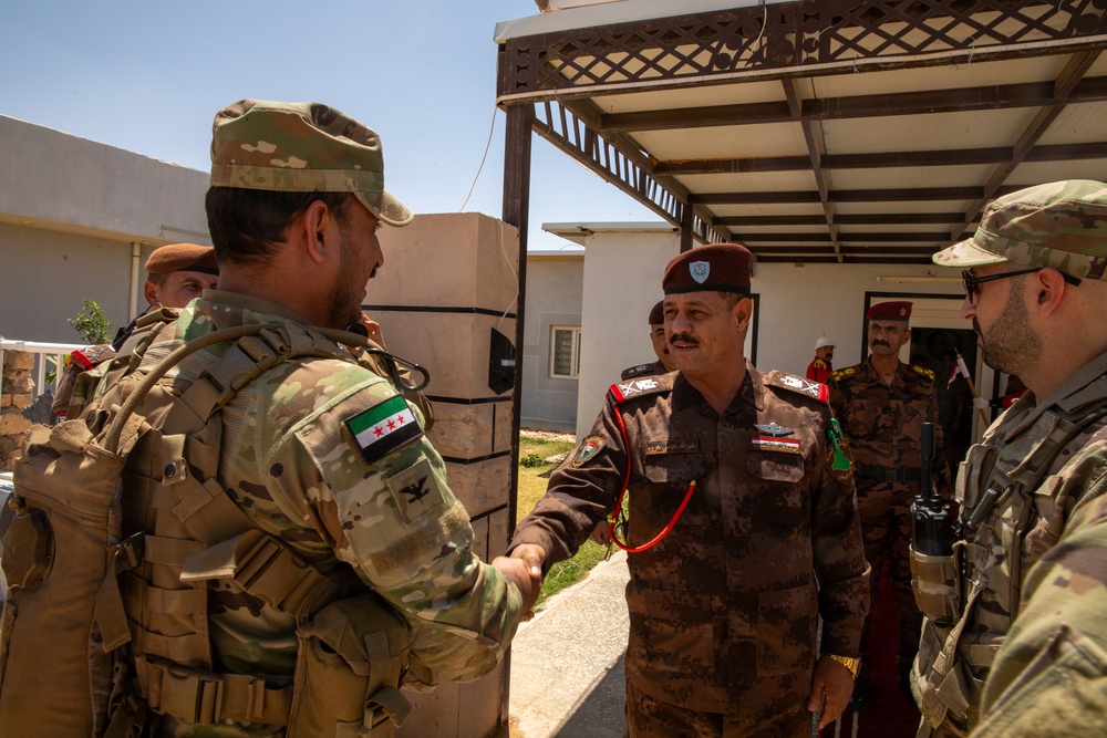 Syrian Partners meet with Iraqj Border Force Command
