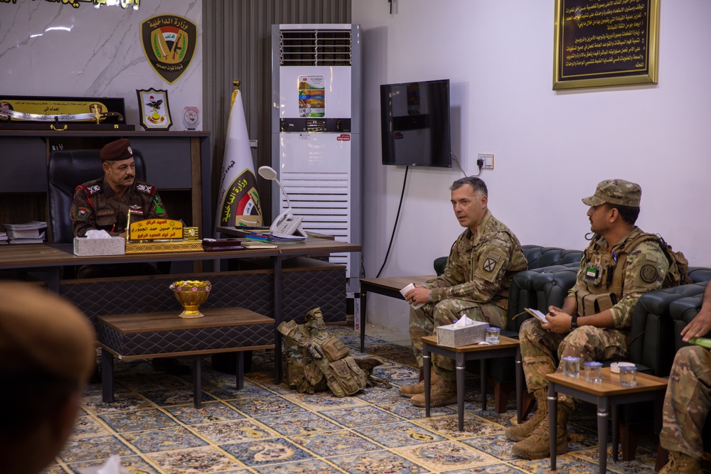 Syrian Partners meet with Iraqj Border Force Command