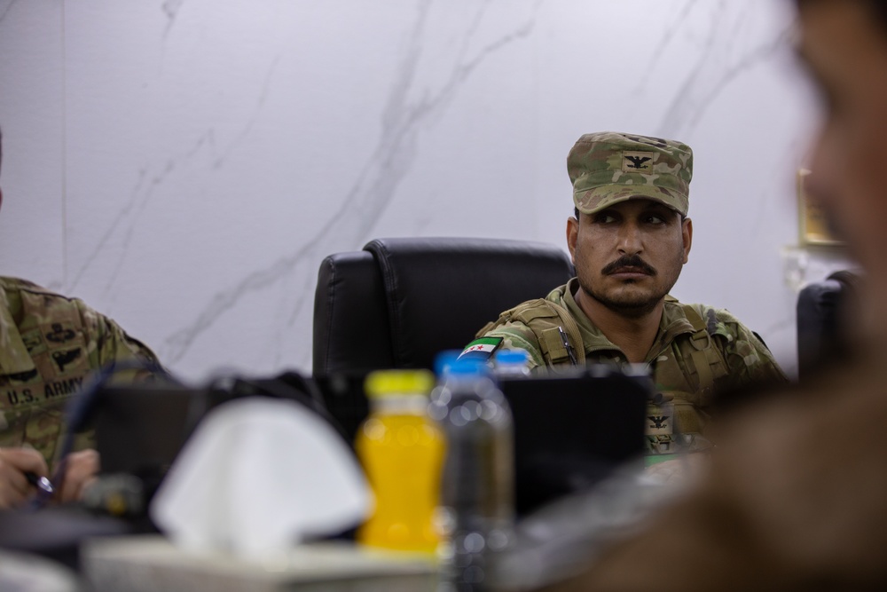 Syrian Partners meet with Iraqj Border Force Command