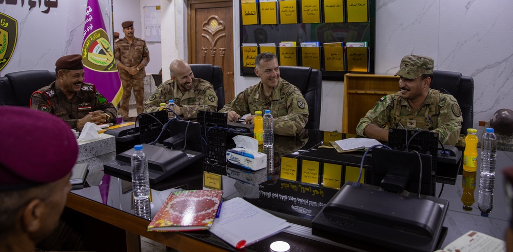 Syrian Partners meet with Iraqj Border Force Command