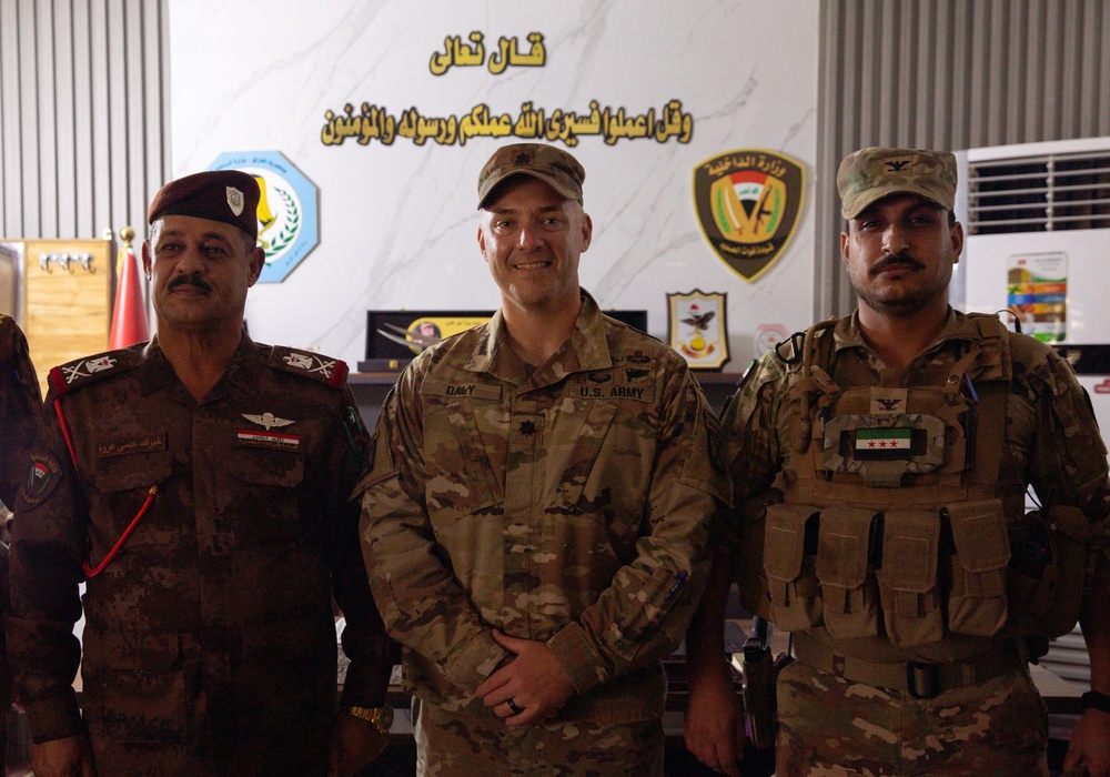 Syrian Partners meet with Iraqj Border Force Command