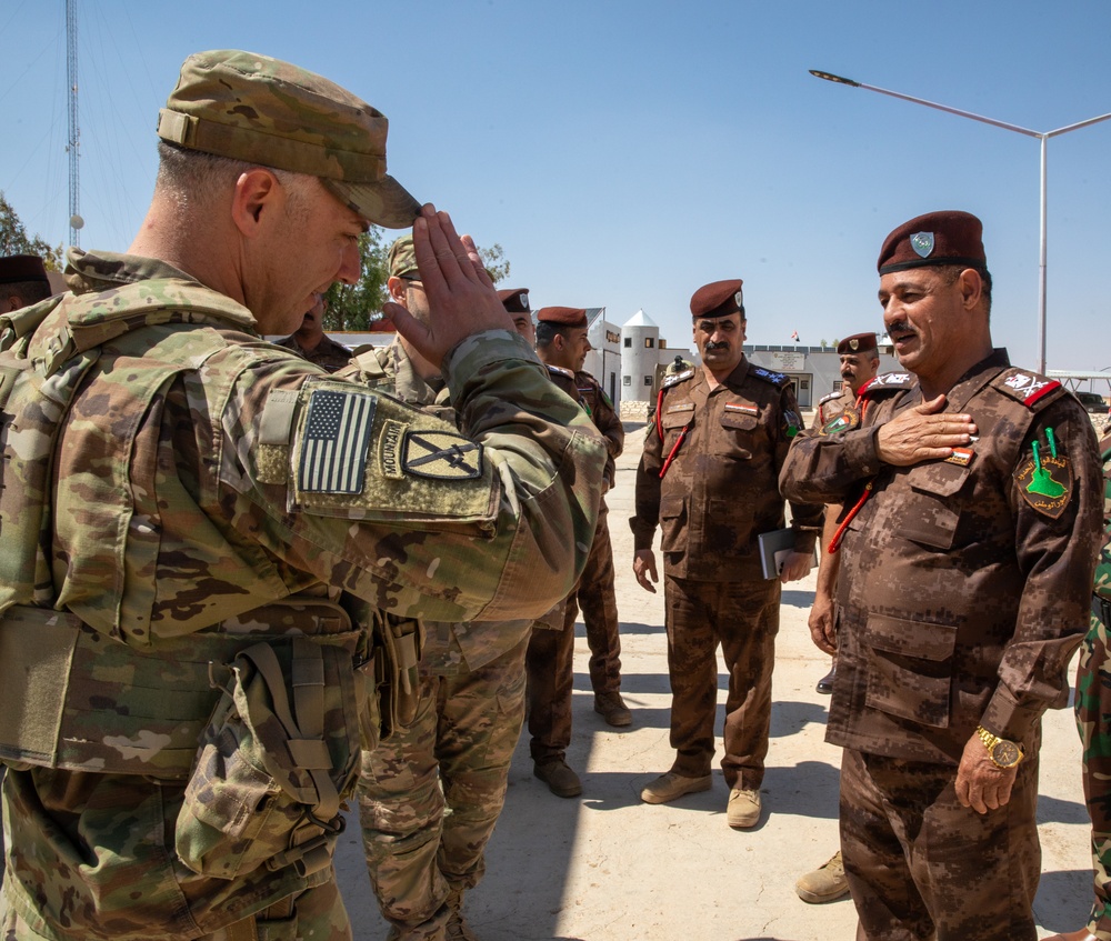 Syrian Partners meet with Iraqj Border Force Command