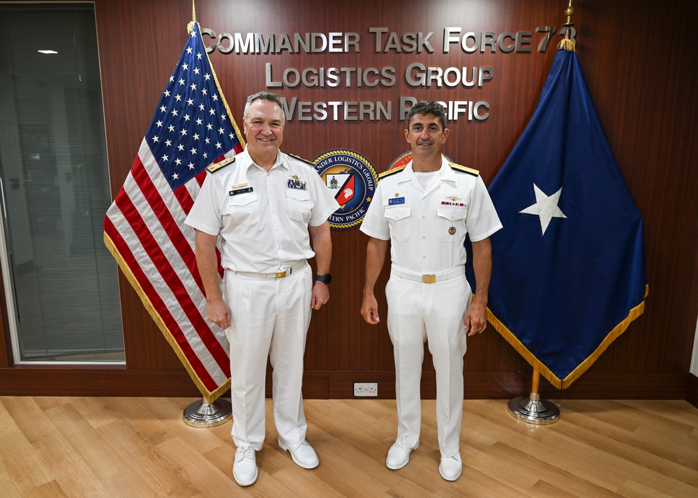 Commodore, Maritime Component Commander, New Zealand Defence Force Visits COMLOG WESTPAC, July 2, 2025