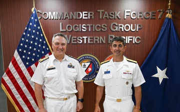 Commodore, Maritime Component Commander, New Zealand Defence Force Visits COMLOG WESTPAC, July 2, 2025