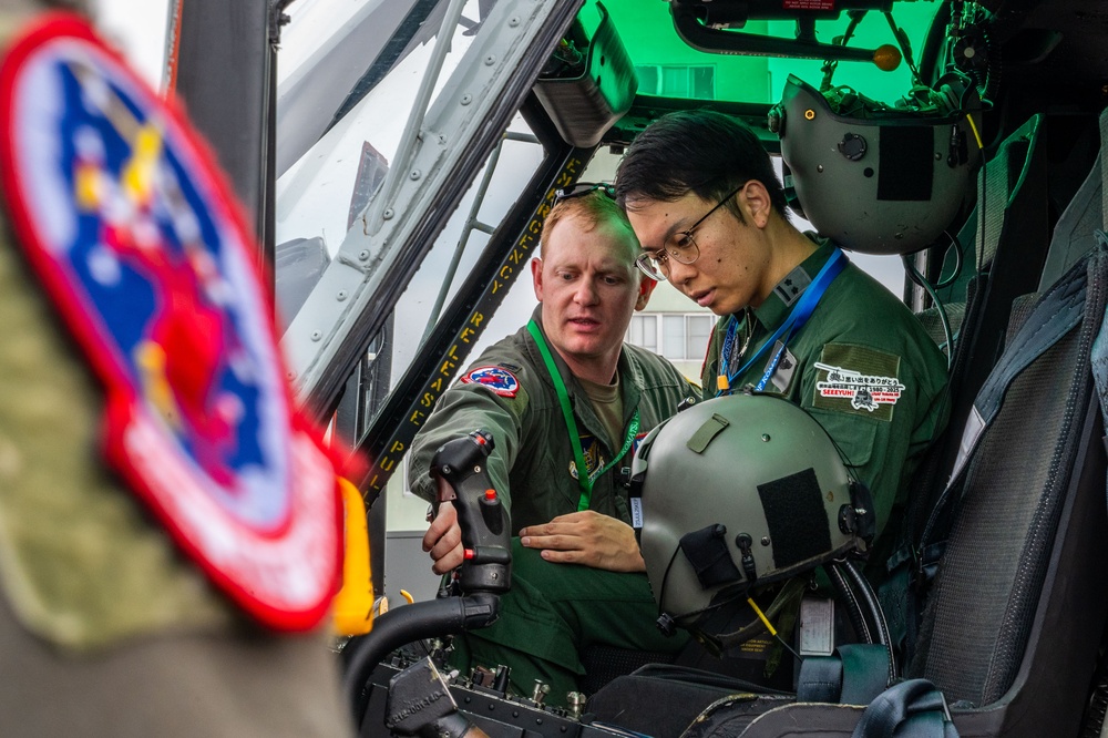 459 AS visits JASDF sister squadron for bilateral exchange, UH-1N crew bids farewell