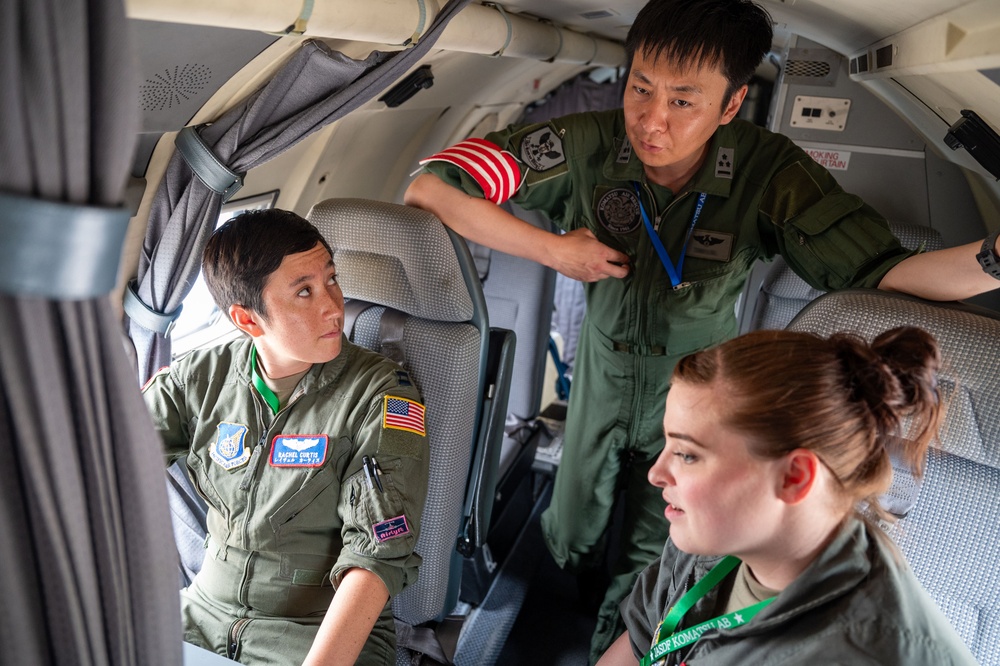 459 AS visits JASDF sister squadron for bilateral exchange, UH-1N crew bids farewell