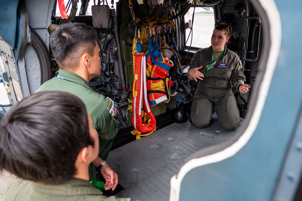 459 AS visits JASDF sister squadron for bilateral exchange, UH-1N crew bids farewell