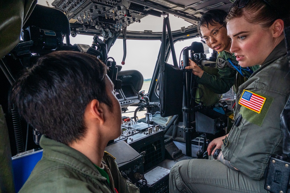 459 AS visits JASDF sister squadron for bilateral exchange, UH-1N crew bids farewell