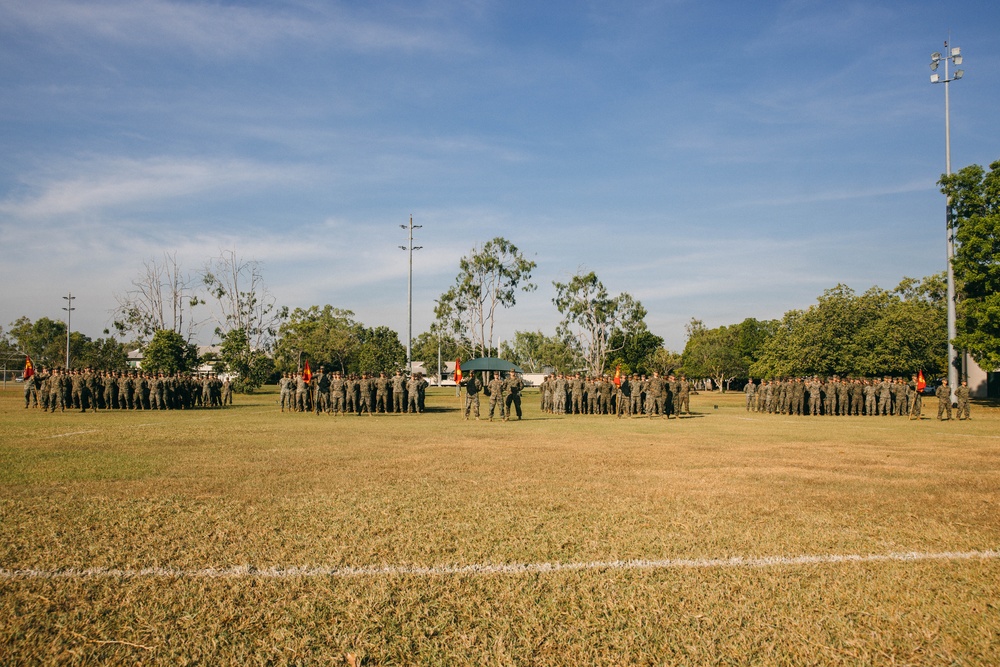 MRF-D 25.3 holds U.S. Navy Fleet Marine Force Pinning Ceremony