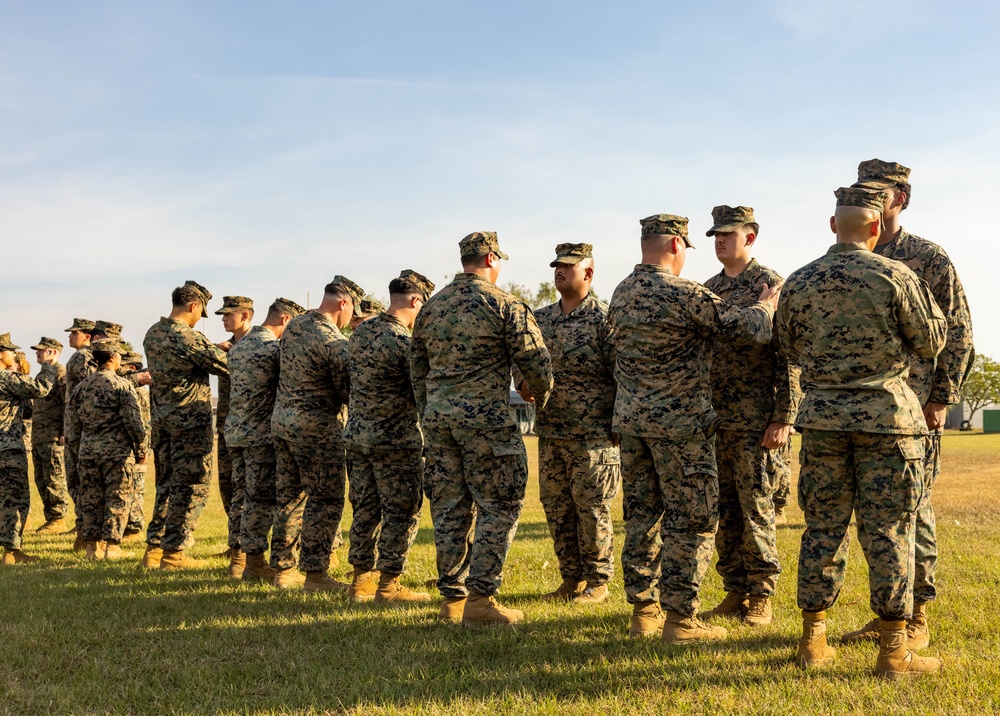 MRF-D 25.3 holds U.S. Navy Fleet Marine Force Pinning Ceremony
