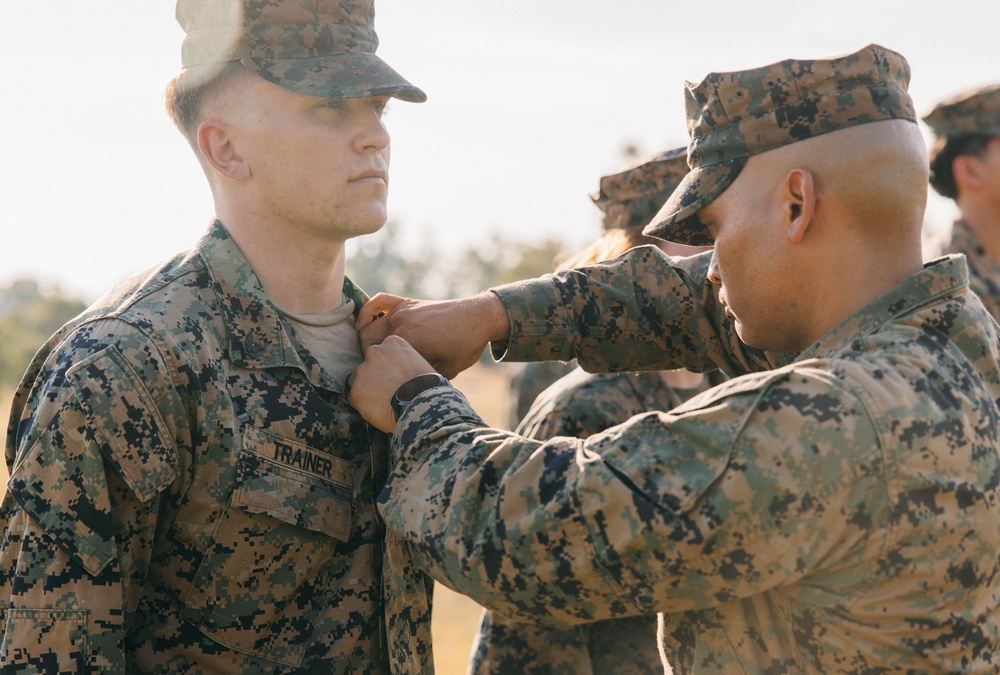 MRF-D 25.3 holds U.S. Navy Fleet Marine Force Pinning Ceremony