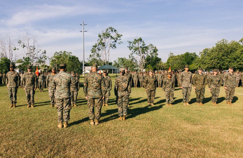 MRF-D 25.3 holds U.S. Navy Fleet Marine Force Pinning Ceremony