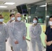 65th Medical Brigade Command team and 549th Hospital Center Command team visit to the Daegu Catholic University Medical Center.