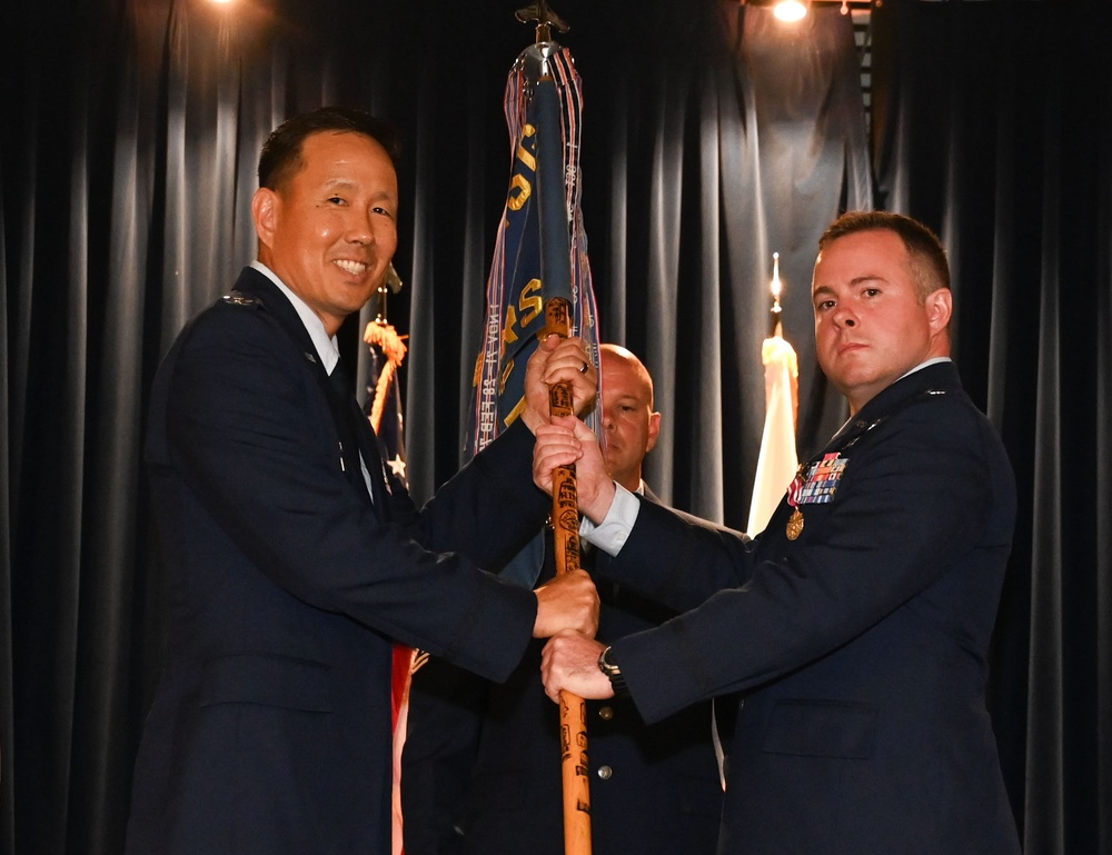 374 LRS Change of Command