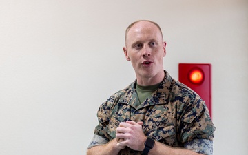 Leatherneck Square Dedication Ceremony for Charles DeCesari on Camp Schwab