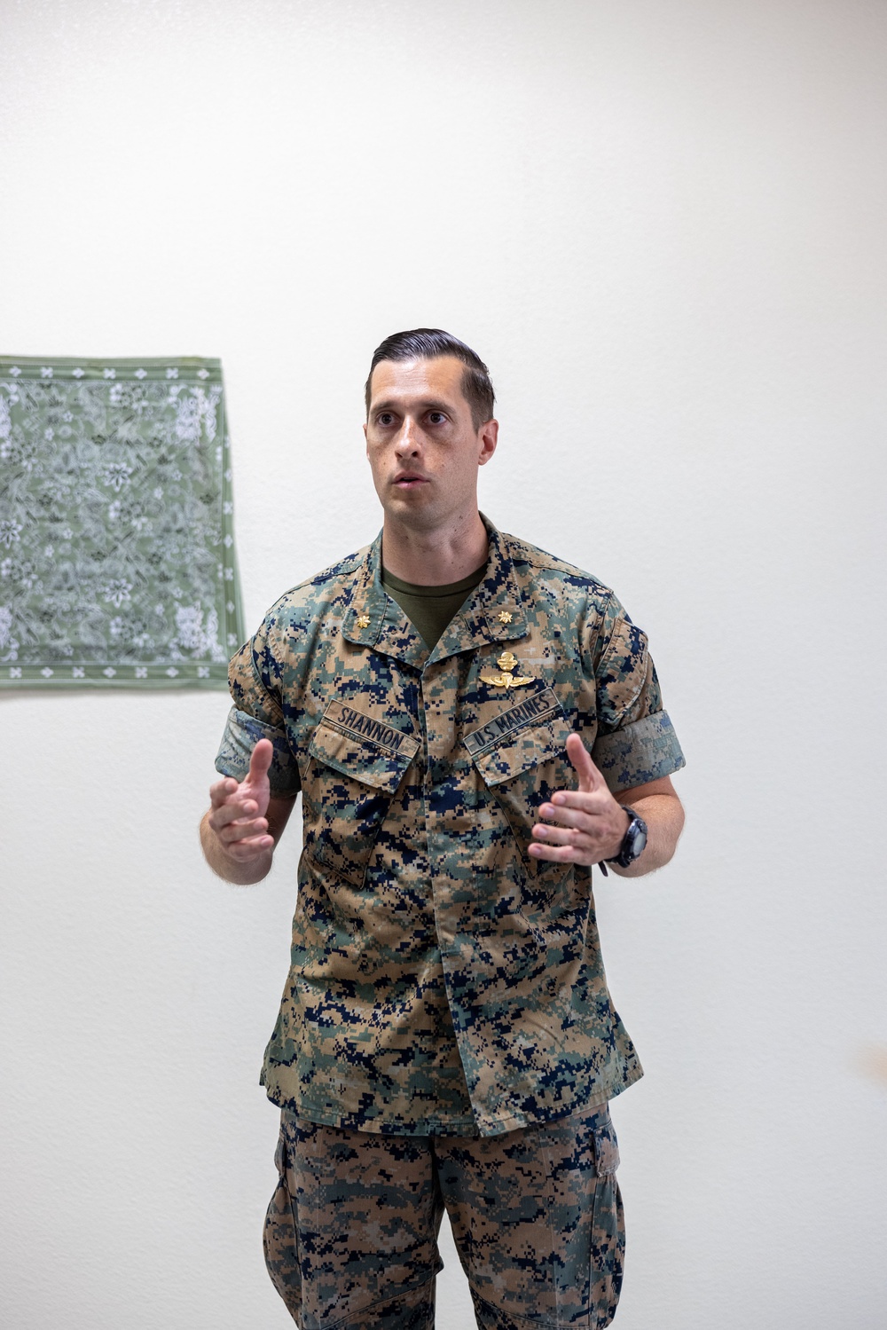 Leatherneck Square Dedication Ceremony for Charles DeCesari on Camp Schwab