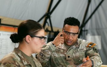 Engineers Build Weapons Rack in Support of JMTG-U Mission