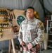 Spc. Tucker Builds Weapons Rack in Support of JMTG-U