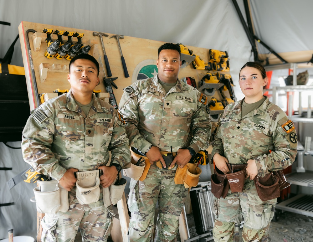 Engineers Build Mock Tanks to Support UAV Training