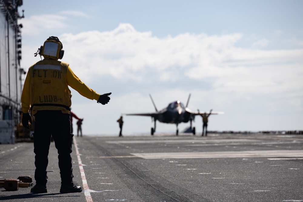 31st MEU | F-35B flight operations