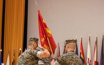 Headquarters Company, 4th Marine Regiment Change of Command Ceremony