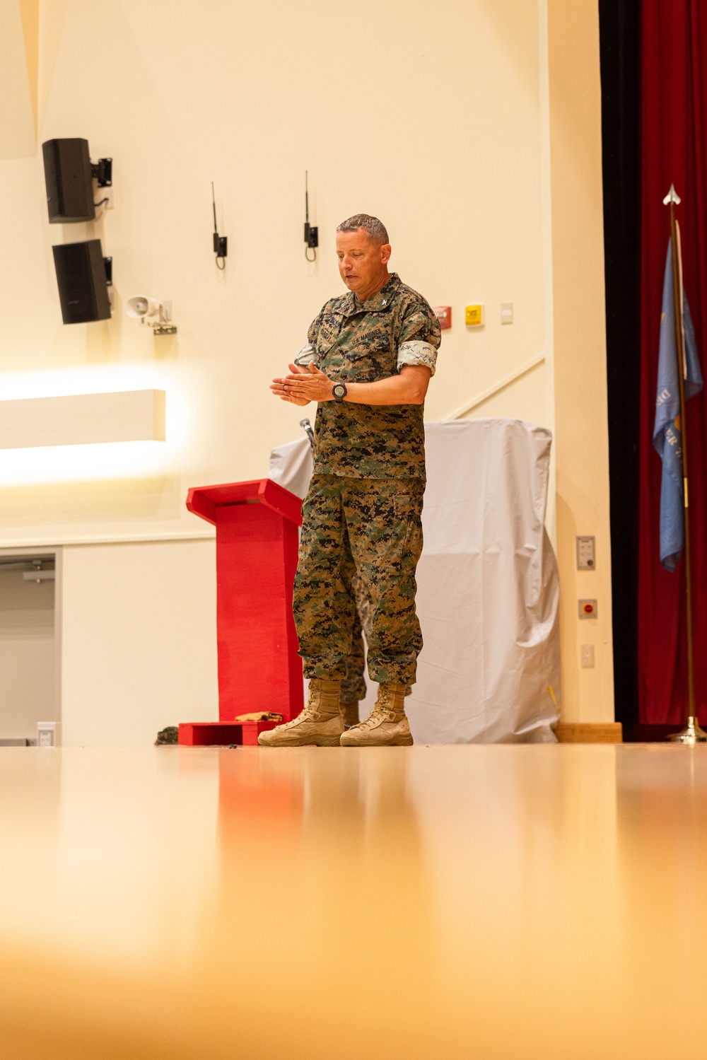 Headquarters Company, 4th Marine Regiment Change of Command Ceremony