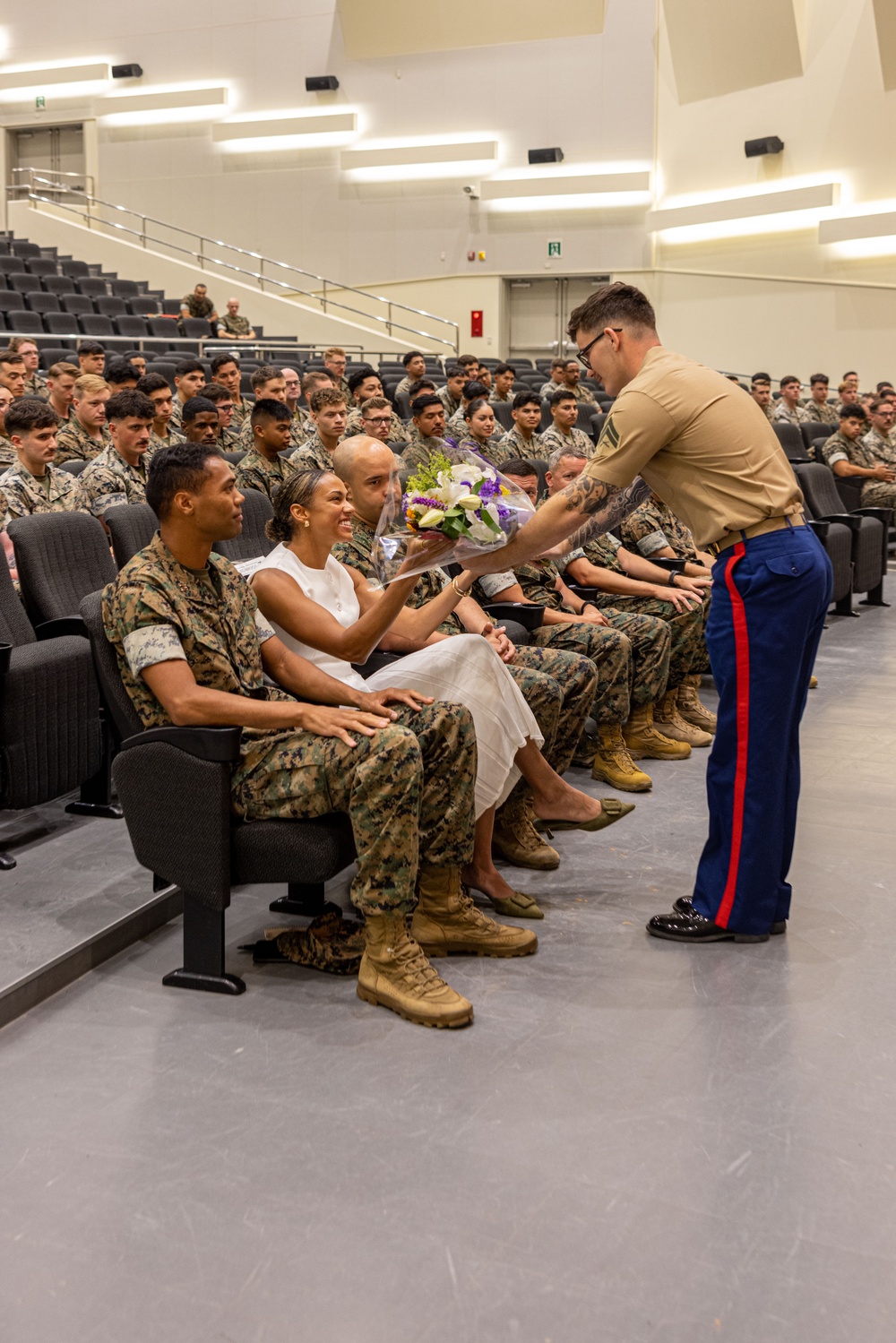 Headquarters Company, 4th Marine Regiment Change of Command Ceremony