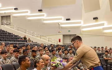 Headquarters Company, 4th Marine Regiment Change of Command Ceremony