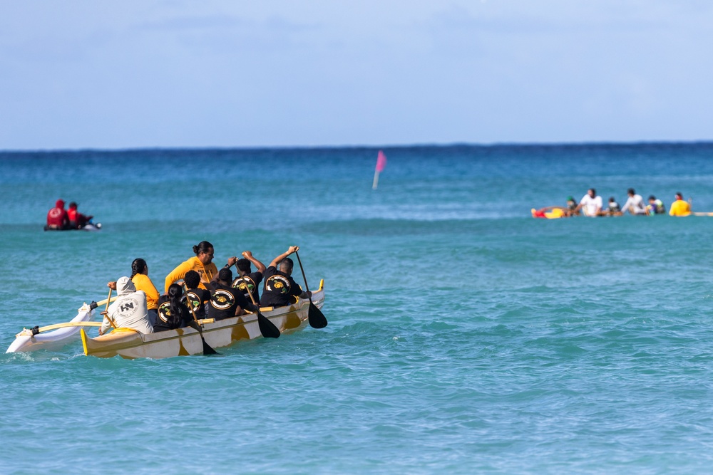 MCBH Marines Take Part in 2025 Walter J. Macfarlane Memorial Canoe Regatta