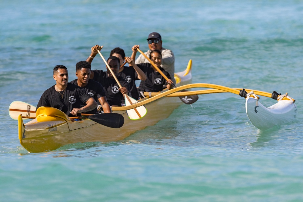 MCBH Marines Take Part in 2025 Walter J. Macfarlane Memorial Canoe Regatta