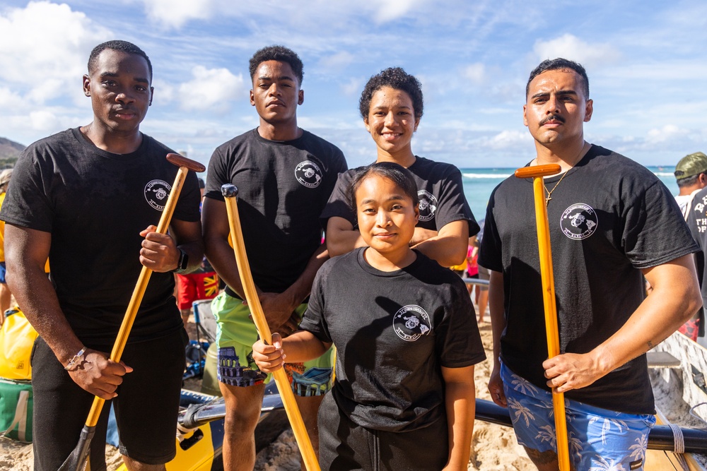 MCBH Marines Take Part in 2025 Walter J. Macfarlane Memorial Canoe Regatta