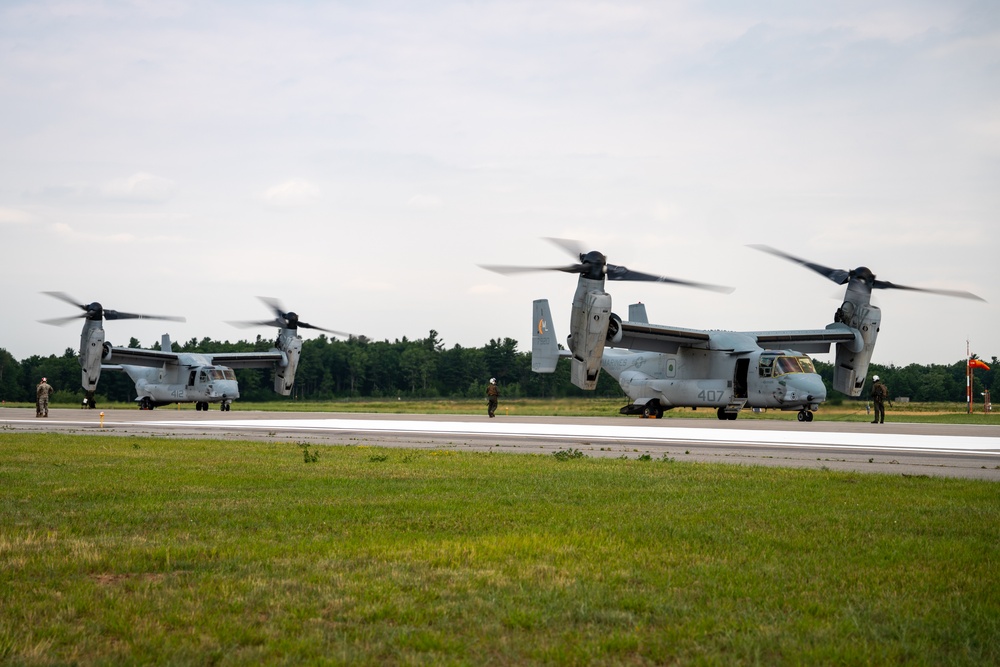 U.S. Marines with 1/25 and 4th MAW conduct TRAP missions during Atlantic Alliance 25