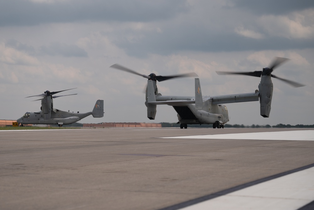 U.S. Marines with 1/25 and 4th MAW conduct TRAP missions during Atlantic Alliance 25