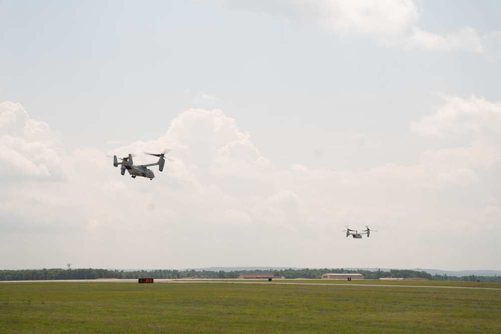 U.S. Marines with 1/25 and 4th MAW conduct TRAP missions during Atlantic Alliance 25