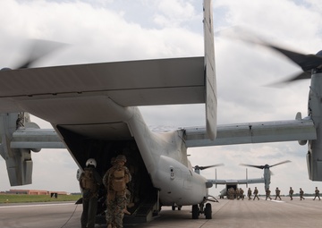 U.S. Marines with 1/25 and 4th MAW conduct TRAP missions during Atlantic Alliance 25