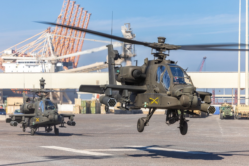 101st Combat Aviation Brigade port operations