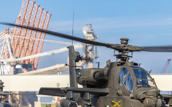 101st Combat Aviation Brigade port operations