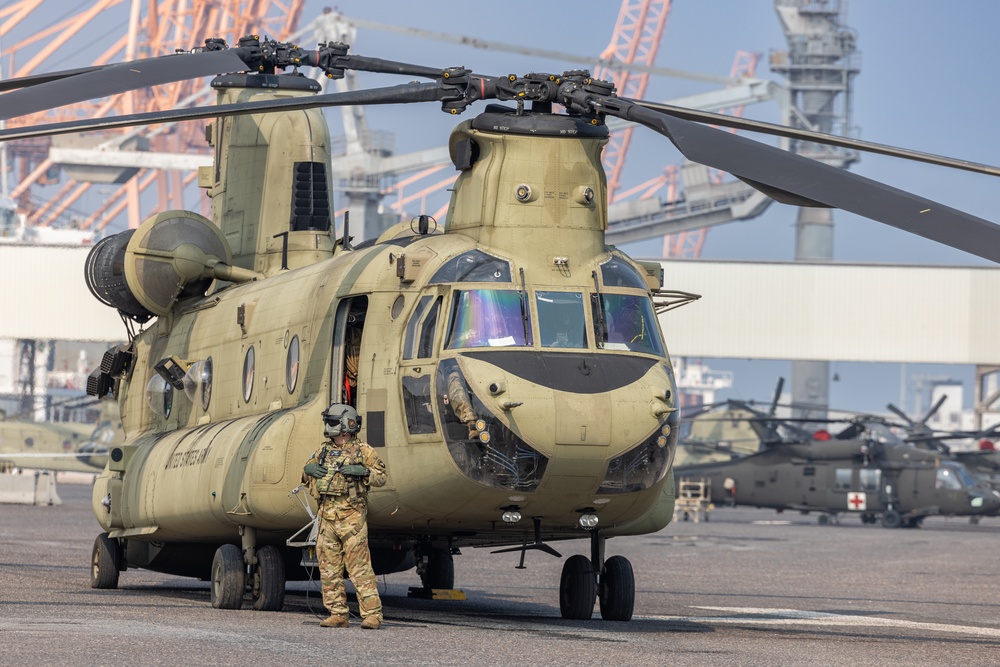 101st Combat Aviation Brigade port operations