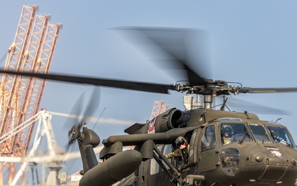 101st Combat Aviation Brigade port operations