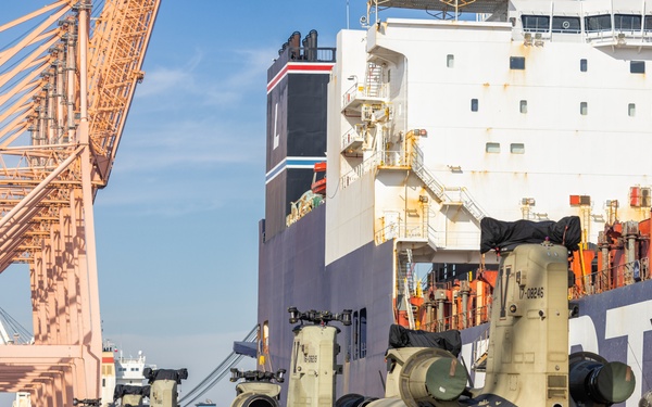 101st Combat Aviation Brigade port operations