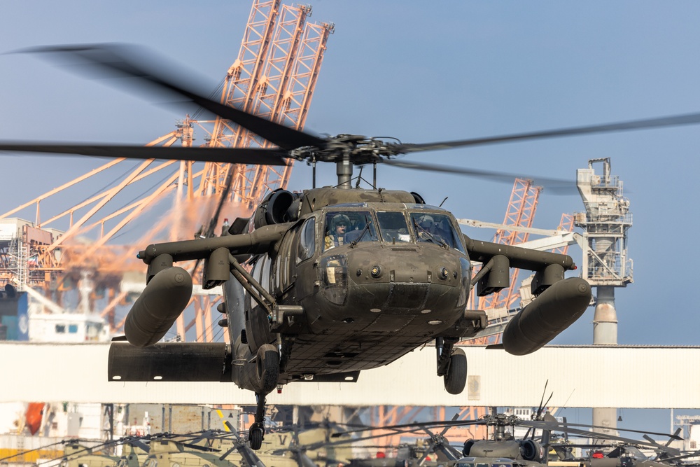 101st Combat Aviation Brigade port operations