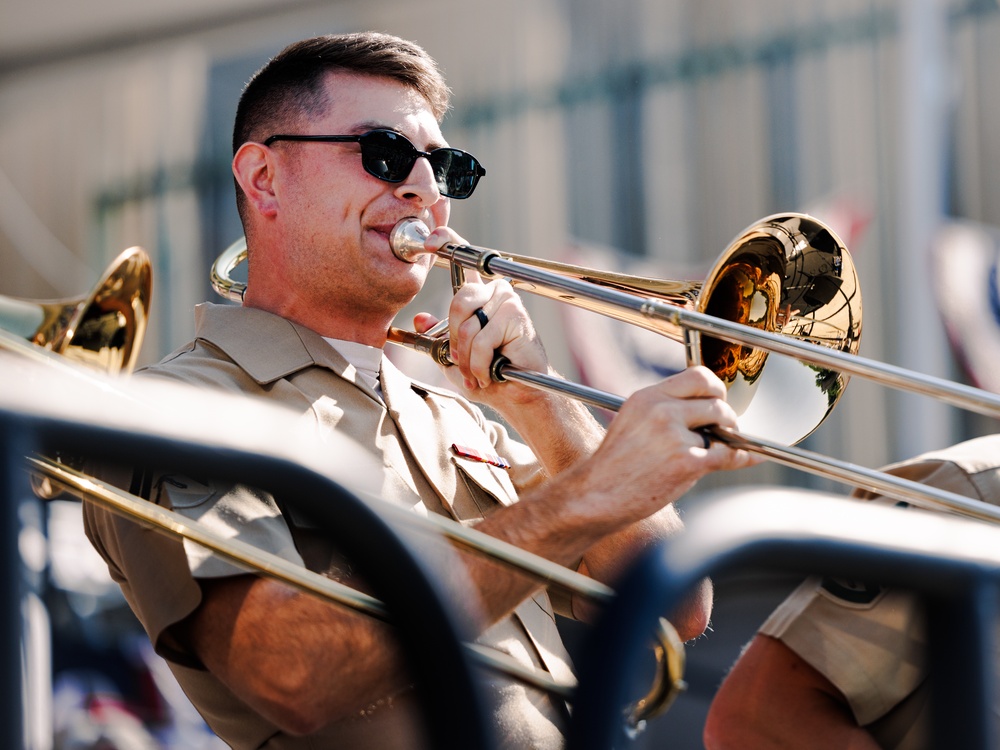 Quantico Marine Brass Band performs at National Archives Museum