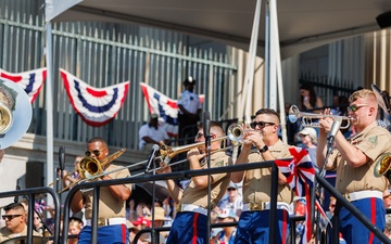 Quantico Marine Brass Band performs at National Archives Museum