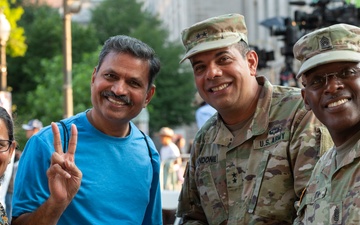 D.C. command team celebrates Independence Day downtown