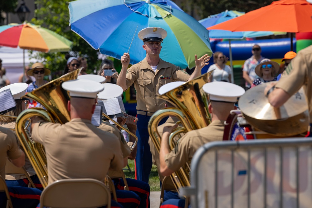 Quantico Marine Band Performs at Fredericksburg