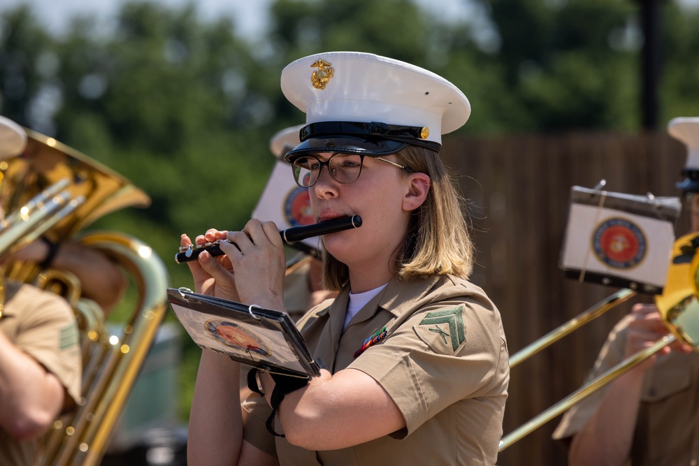 Quantico Marine Band Performs at Fredericksburg
