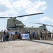 111th Attack Wing members and their employers pose for a group photo during the ESGR Bosslift