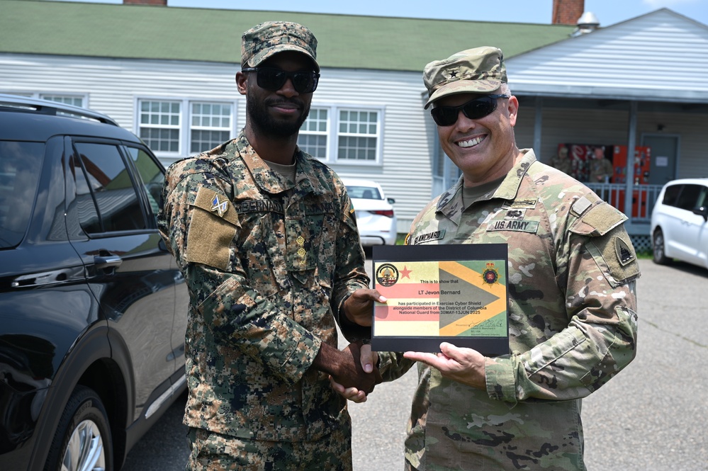 113th Wing DCANG partners with Jamaica Defence Force at Cyber Shield 2025